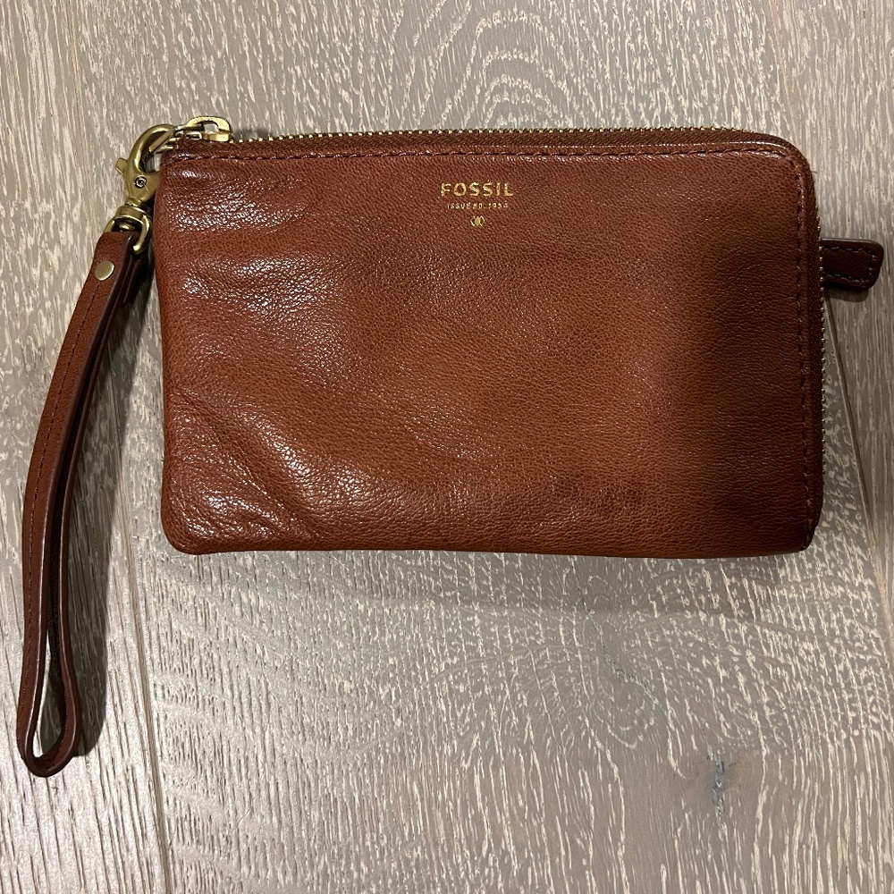 FOSSIL women's wallet real leather